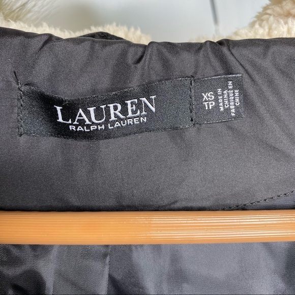 Lauren Ralph Lauren faux trim quilted parka jacket size XS NWT - Picture 5 of 16